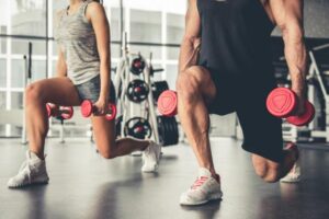 musculation avec haltères