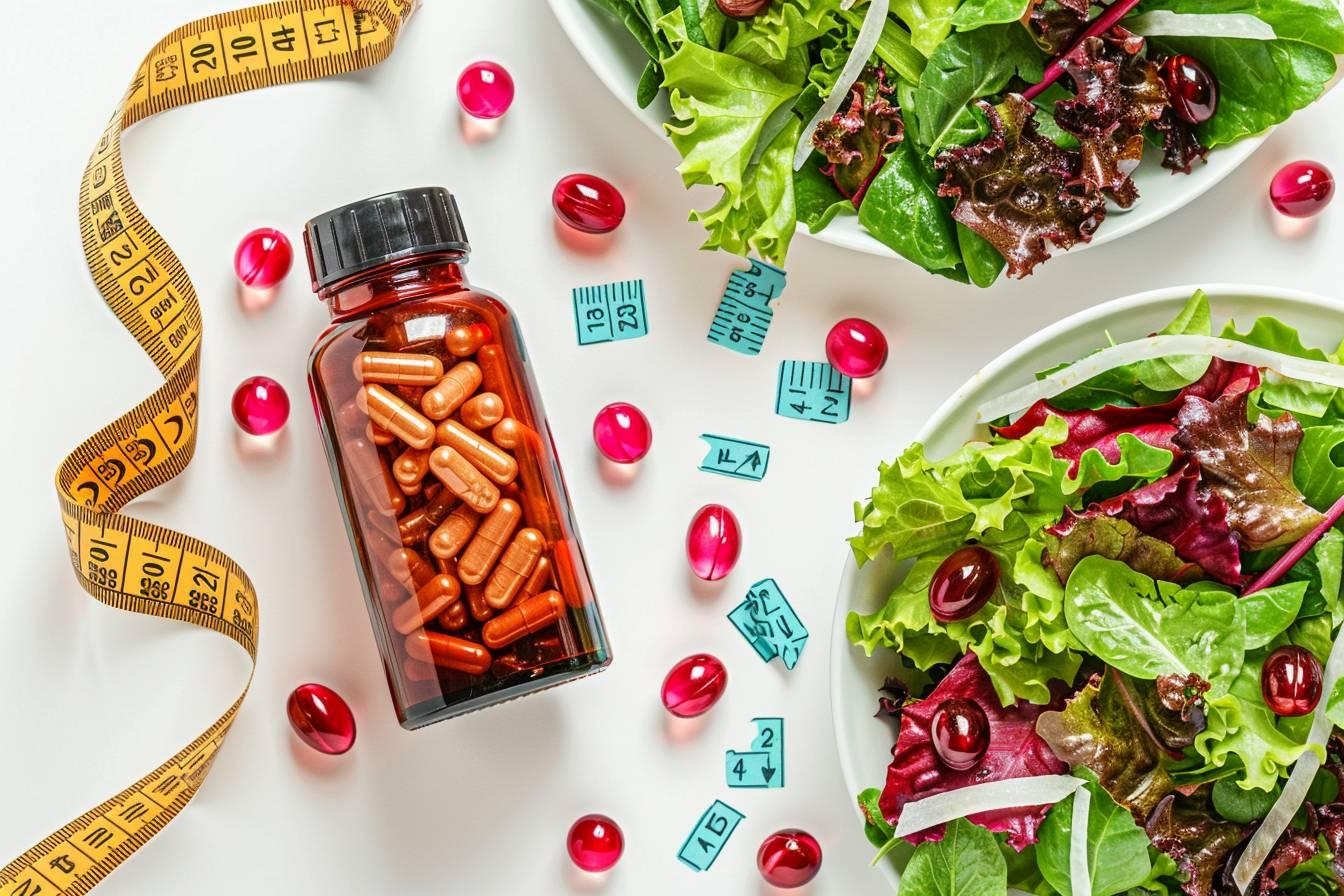 gélules brûleur de graisse : assortiment de compléments alimentaires minceur en gélules