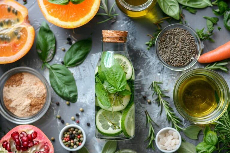brûleur de graisse naturel : représentation de plantes et compléments naturels pour brûler les graisses et réduire l'appétit