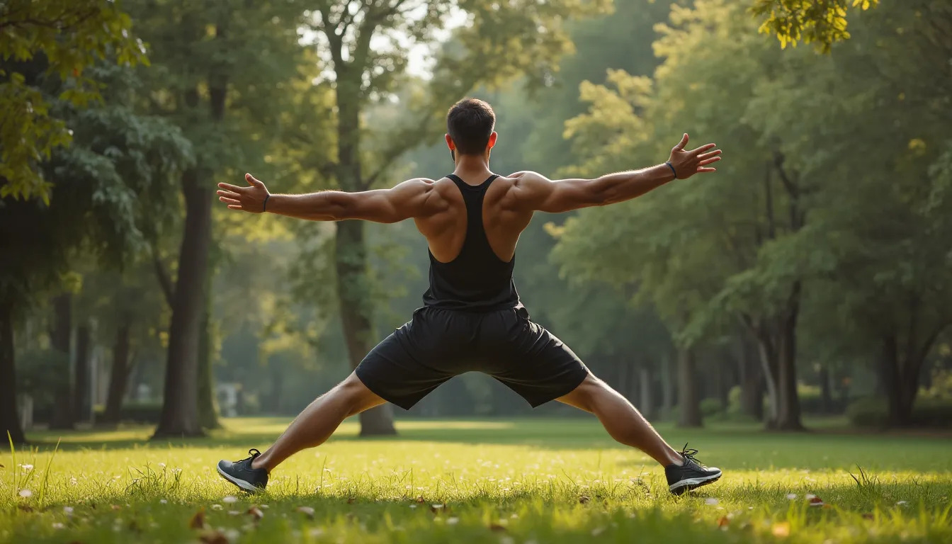 calisthenics : entraînement avec poids du corps, squats, pompes et tractions