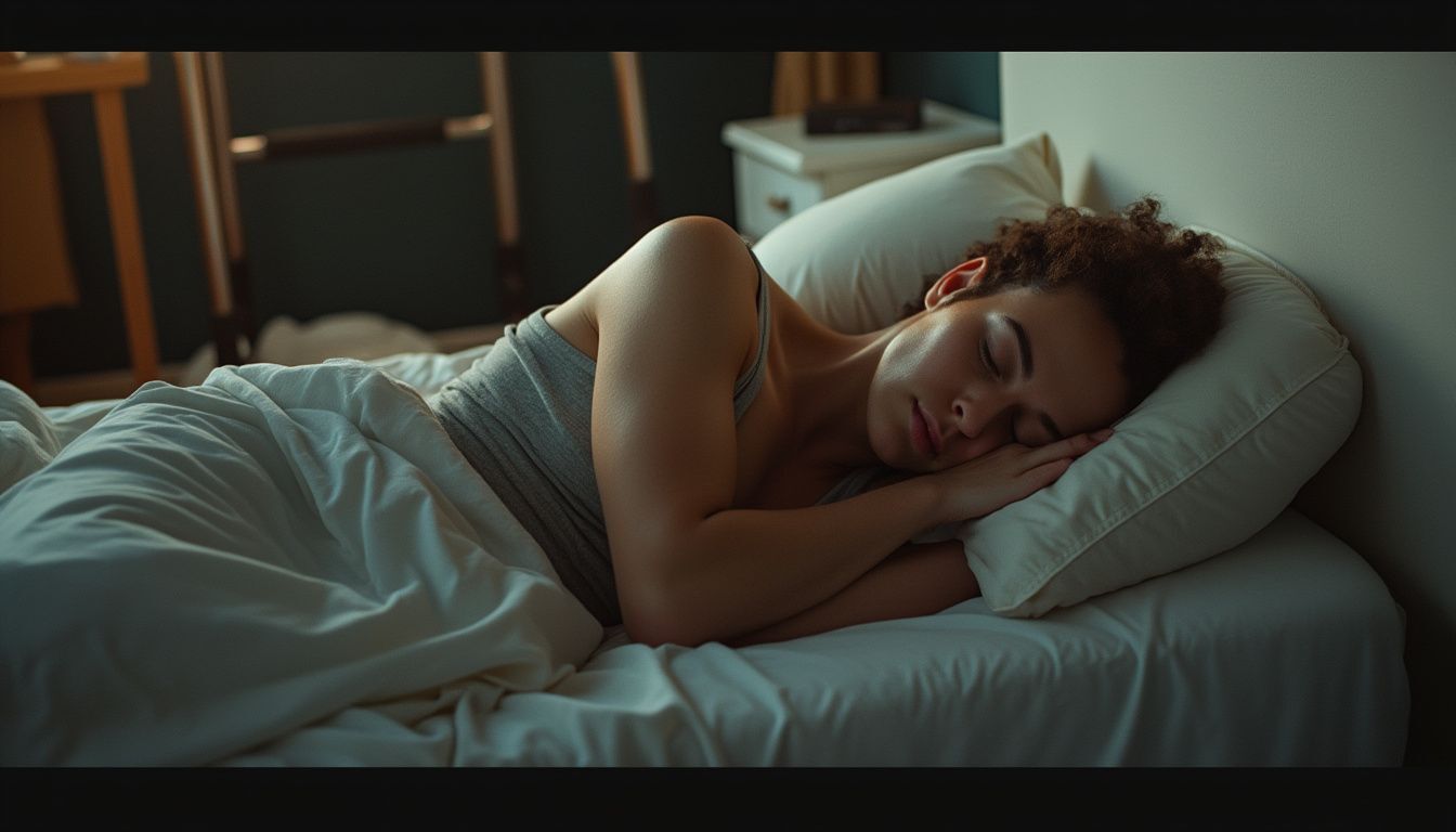 sommeil réparateur : athlète en calisthenics se reposant pour favoriser la récupération musculaire