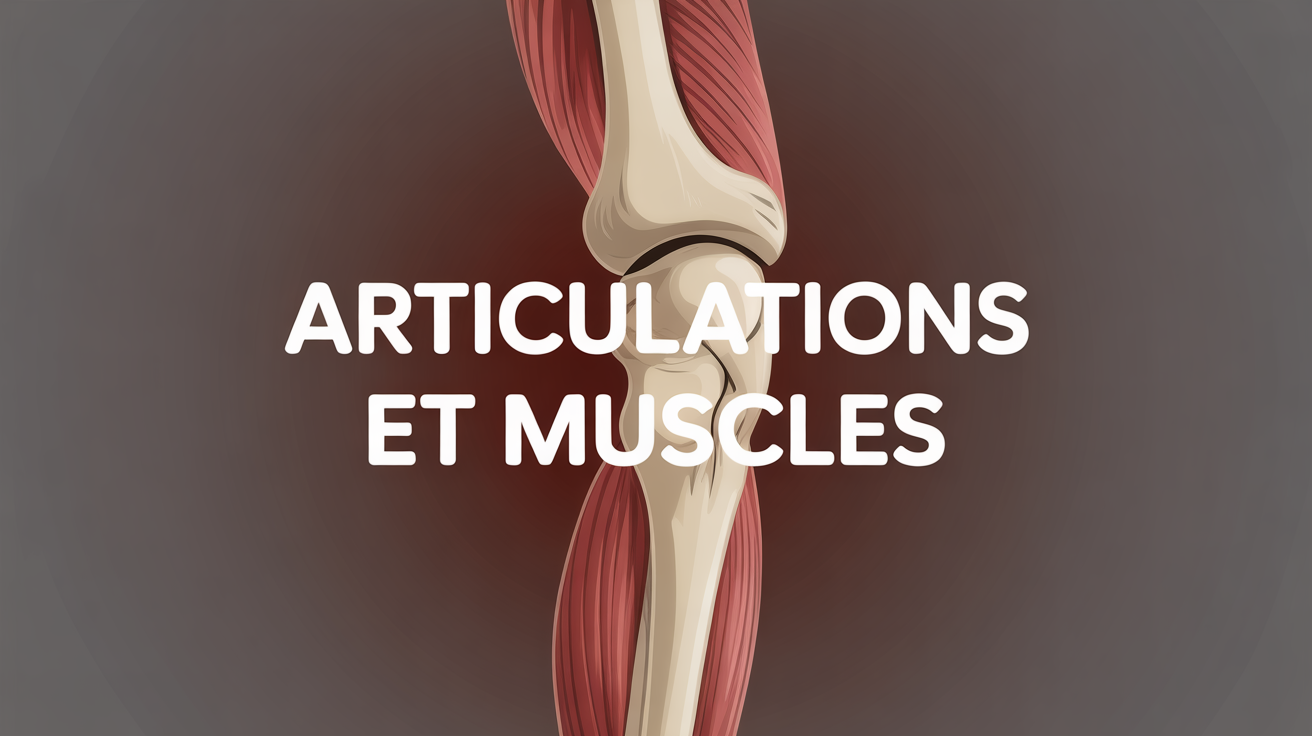 Illustration vectorielle genou muscle pour blog