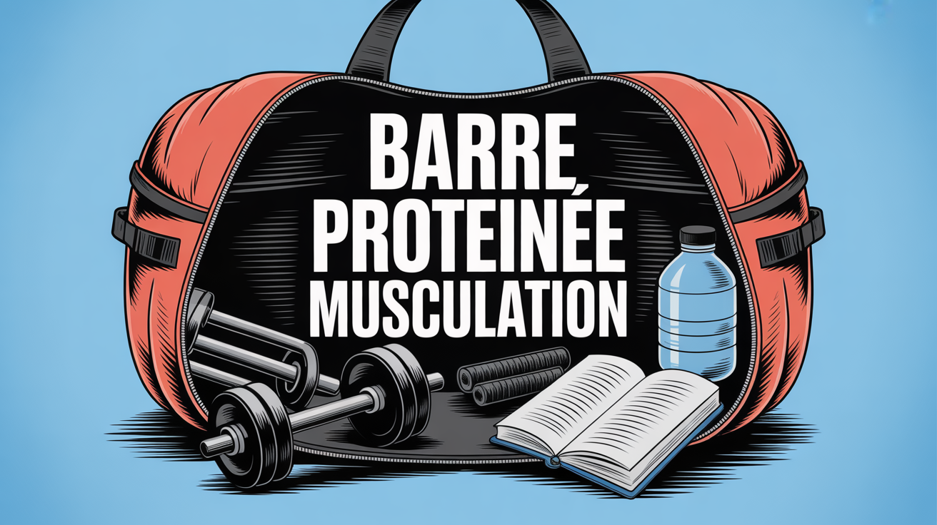 Barres proteinees musculation sac de sport haltères