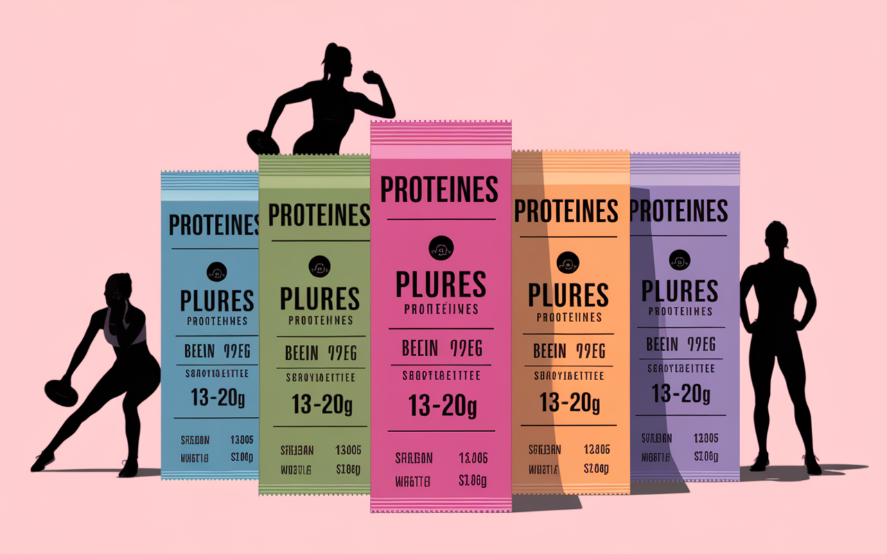 Tableau barres protéinées sans sucre composition calories