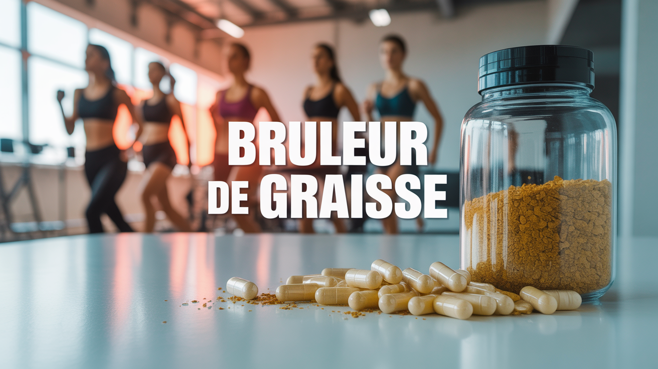 illustration brûleur de graisse, fitness et énergie
