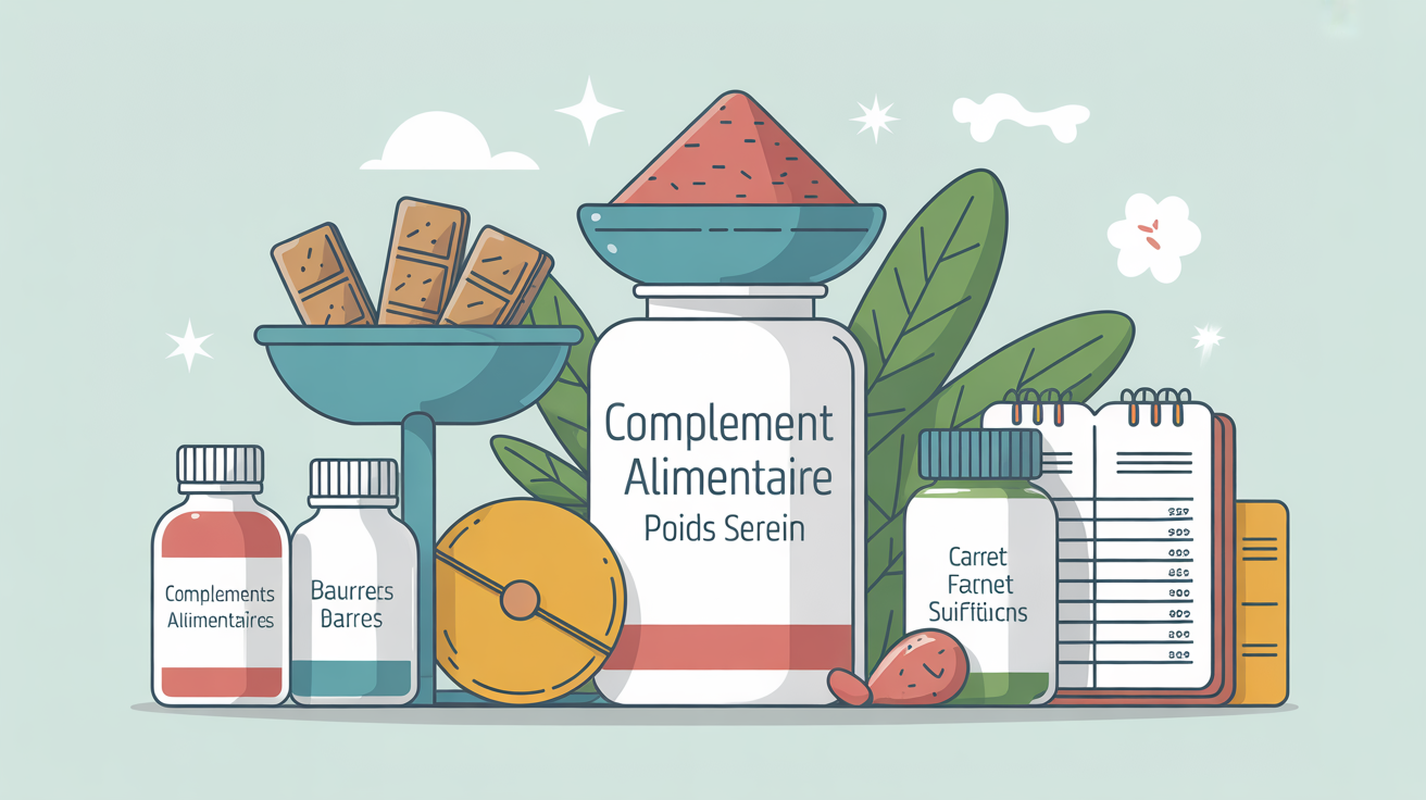complement alimentaire poids serein balance carnet visuel