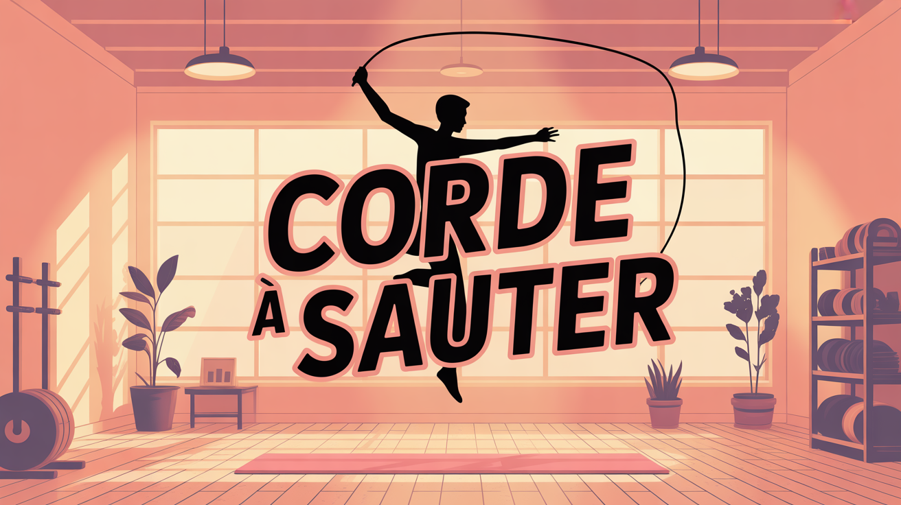 personne corde a sauter salon equipement simple