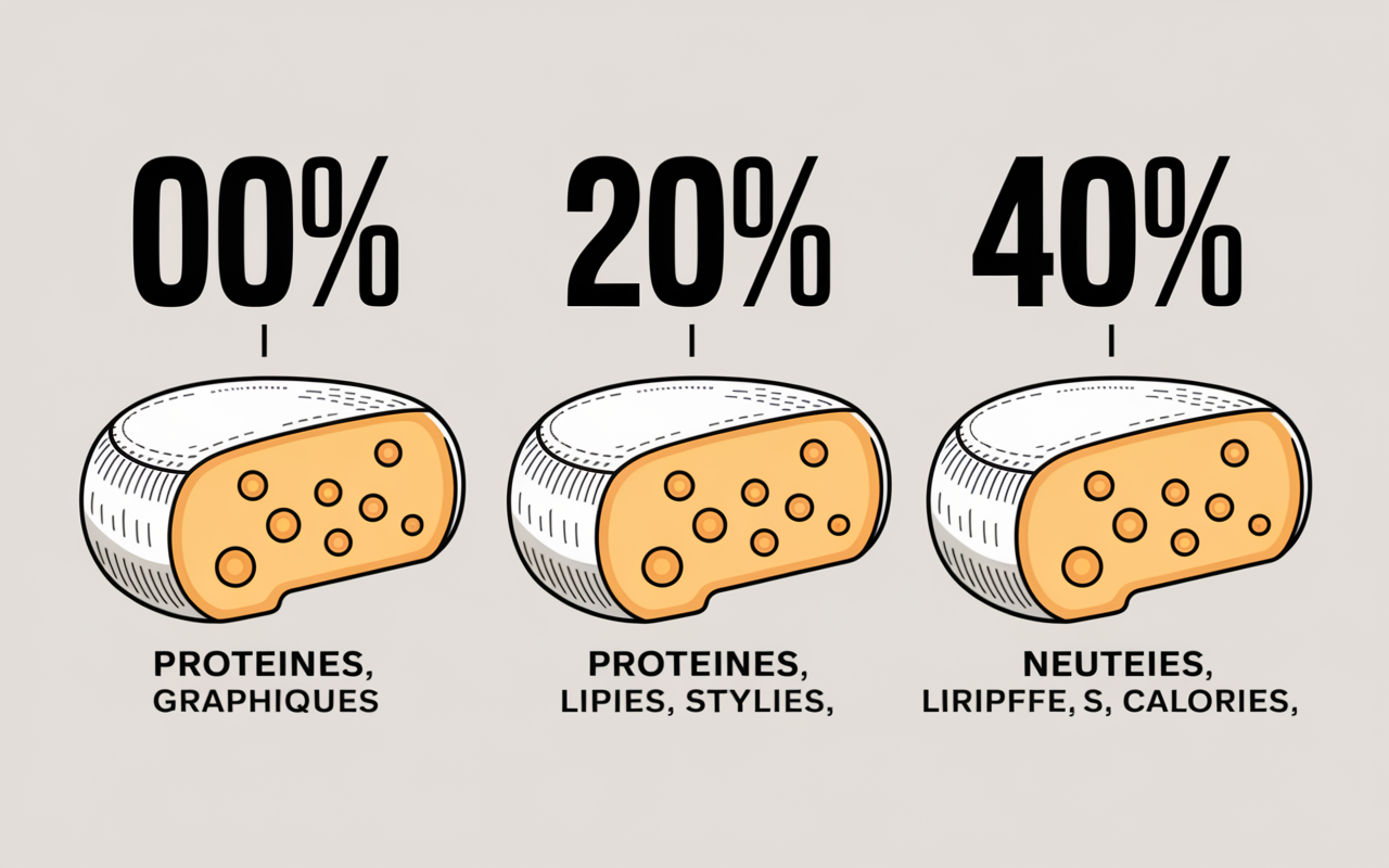 fromage blanc 0 20 40 pourcents valeurs nutritionnelles