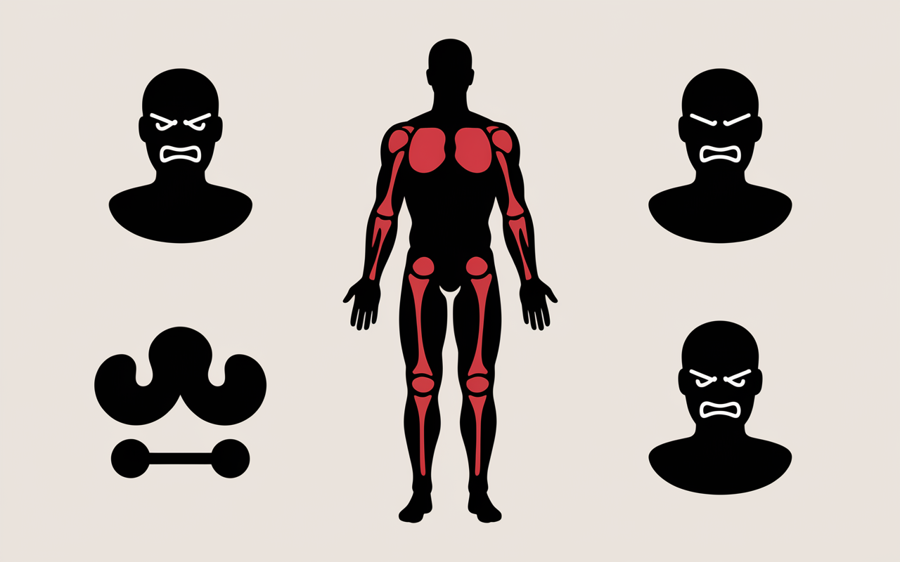 schéma inflammation chronique perte de poids articulations