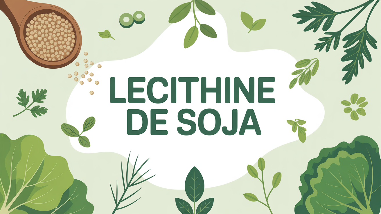 Cuillere versant des granules de lecithine de soja sur saladier, ambiance naturelle