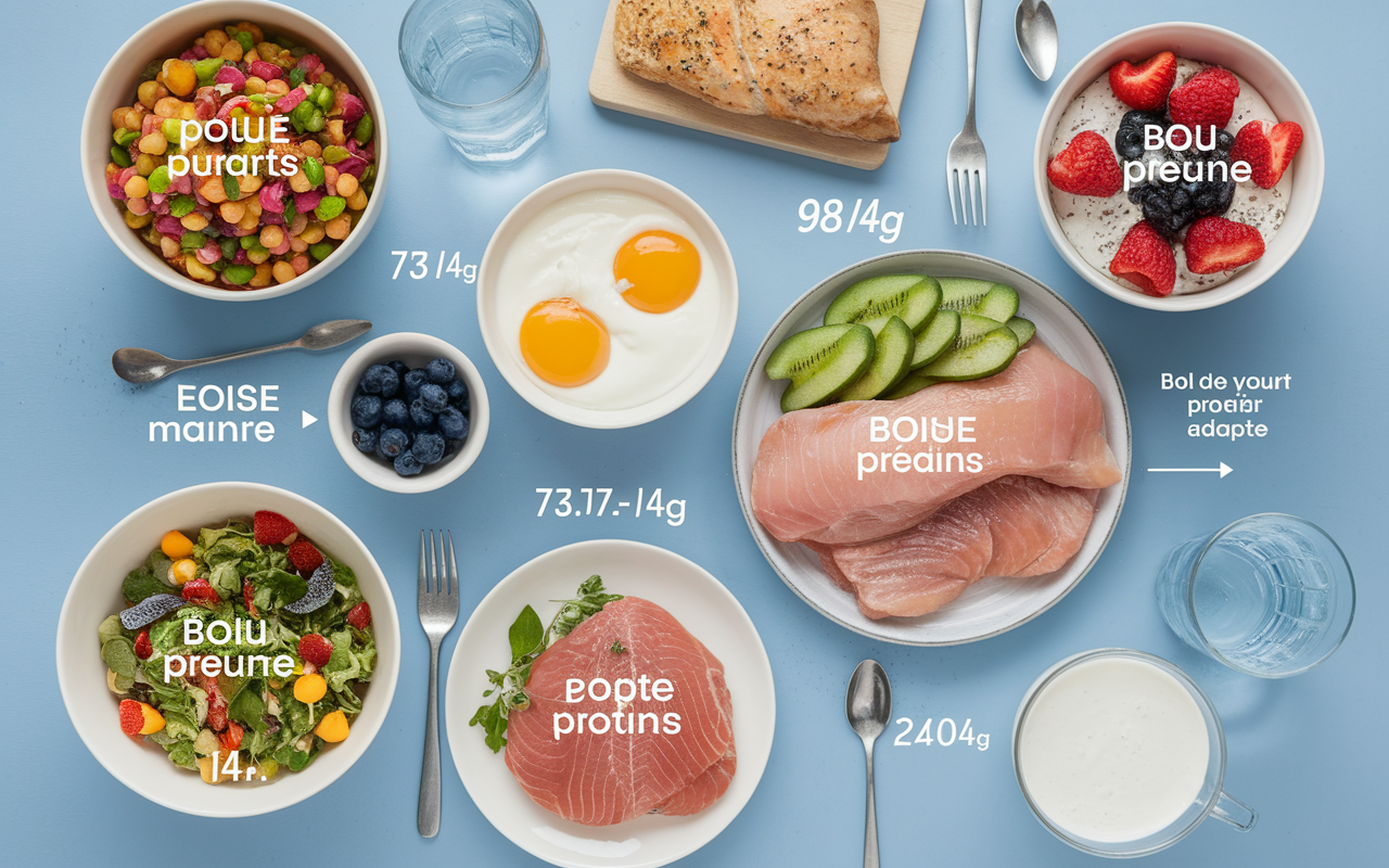 aliments protéinés musculation femme apport protéines