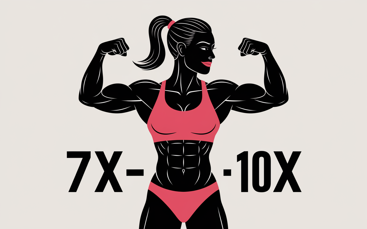 femme athlétique haltères muscles subtils confiance physiologie