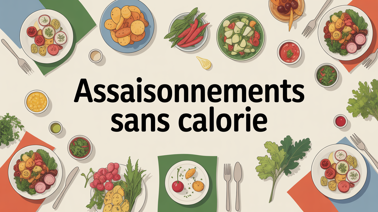 Assaisonnements sans calorie ambiance familiale