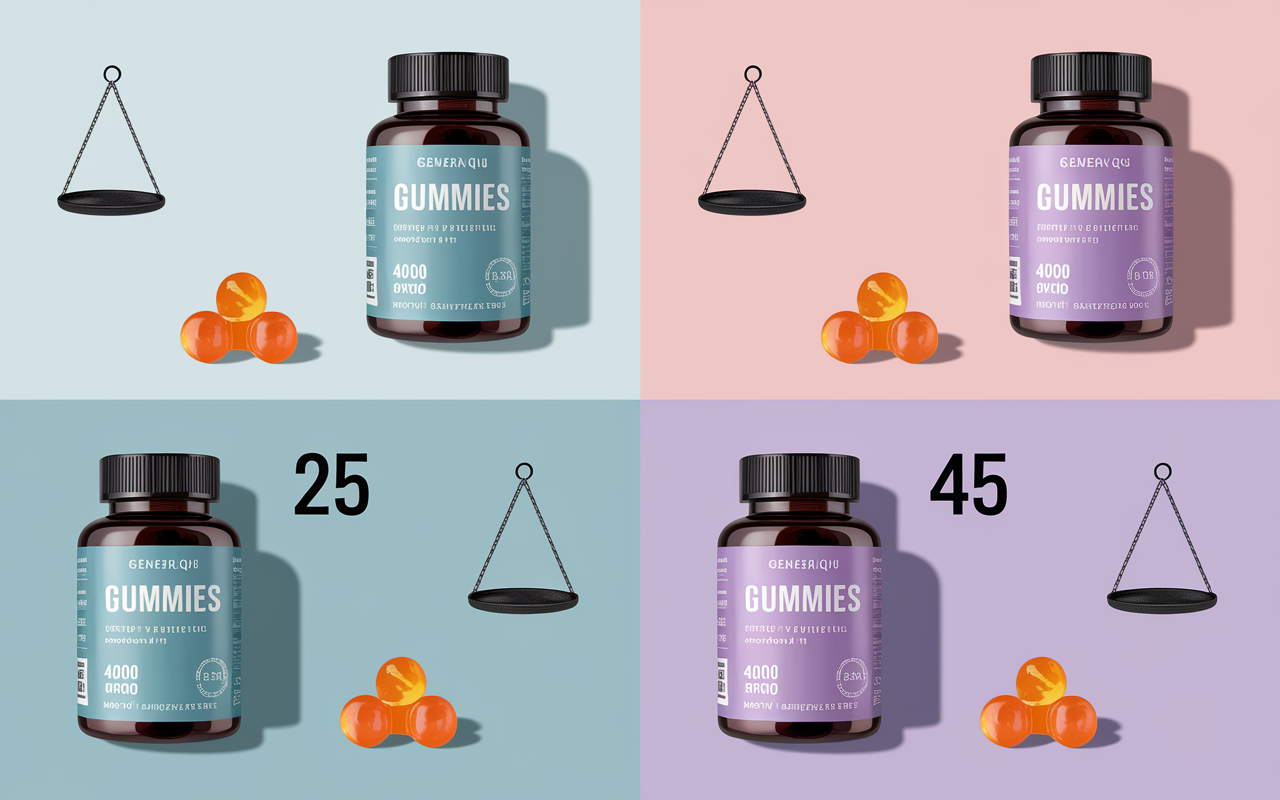 Tableau comparatif gummies au vinaigre de cidre et dosages