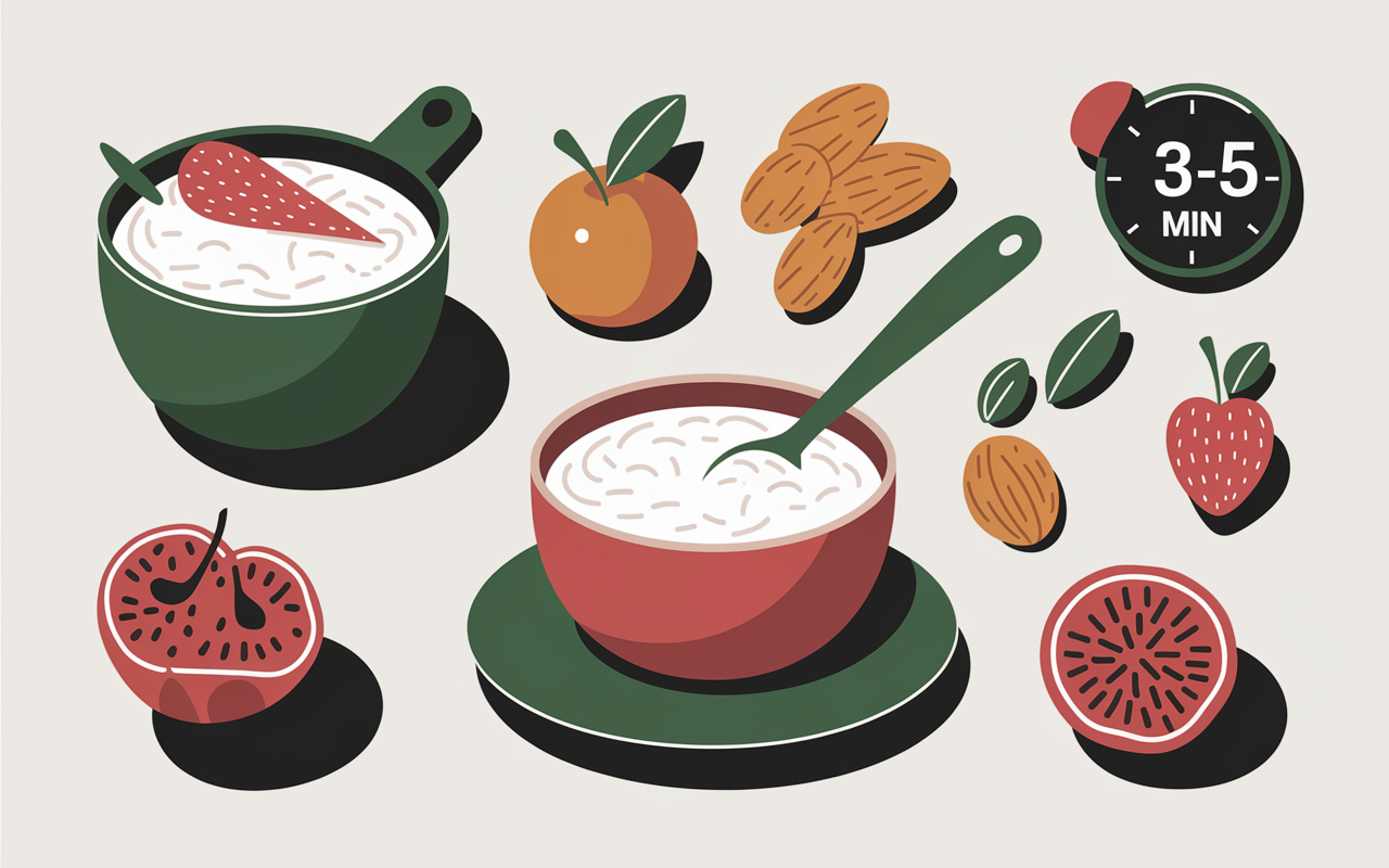 creme de riz musculation preparation astuces toppings