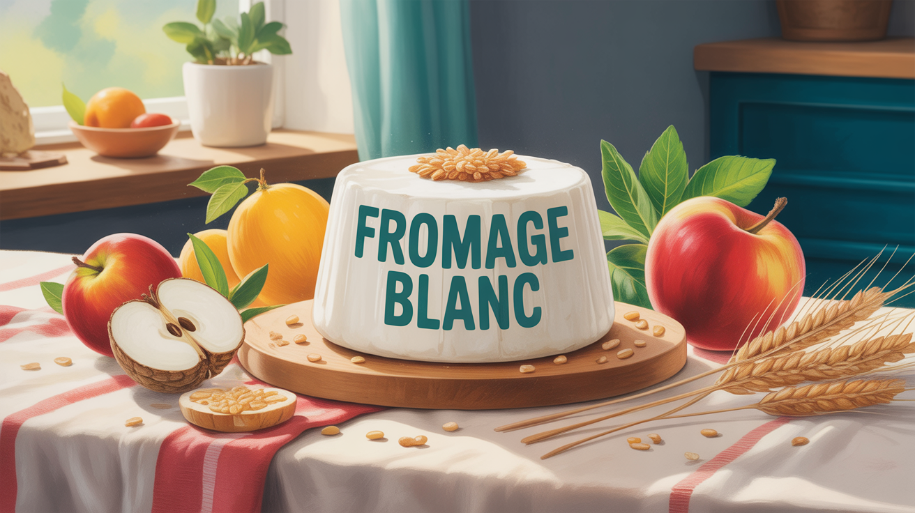fromage blanc bol matinal avec fruits avoine graines