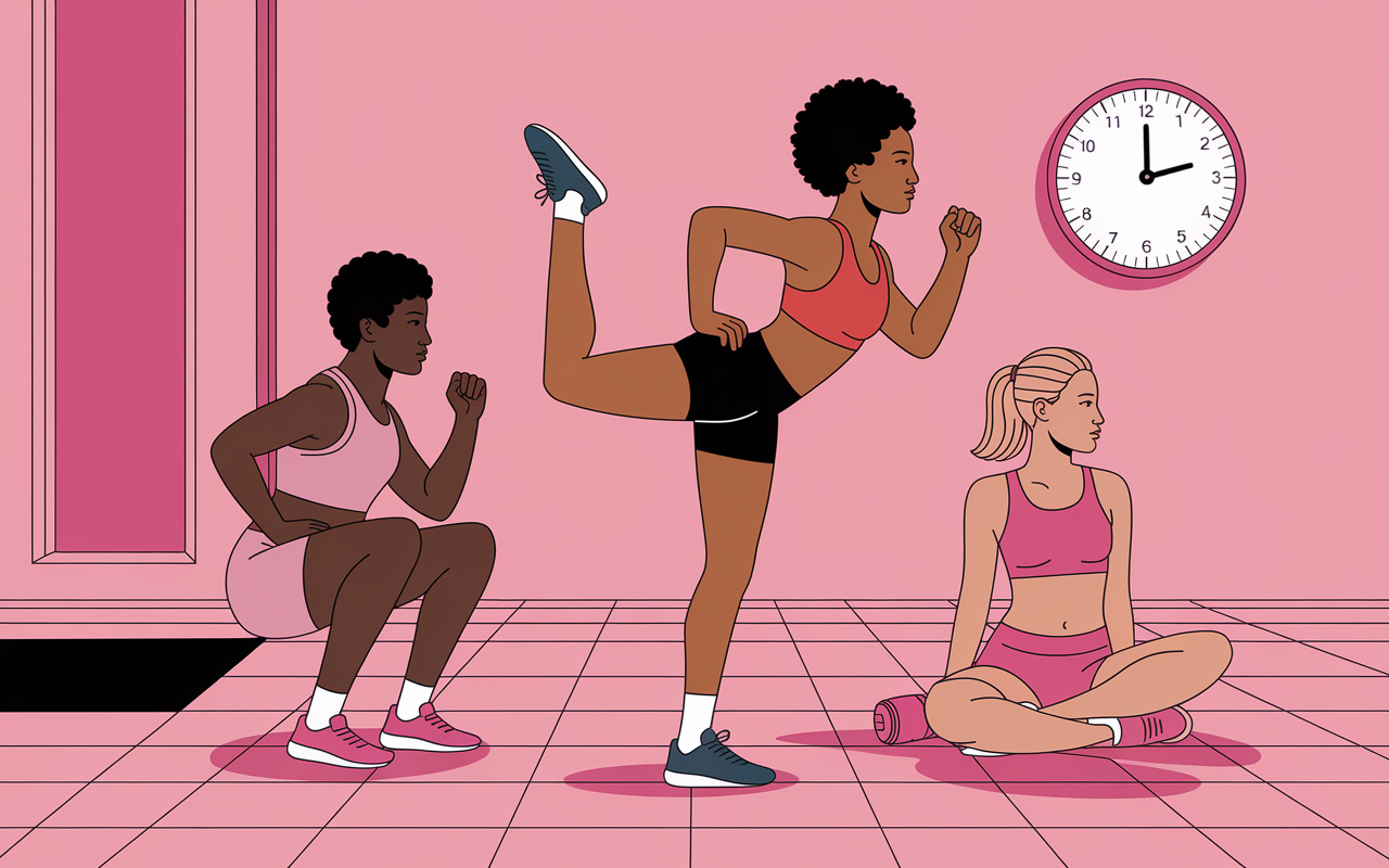 Activation fessiere mini-band squats abductions 10 minutes