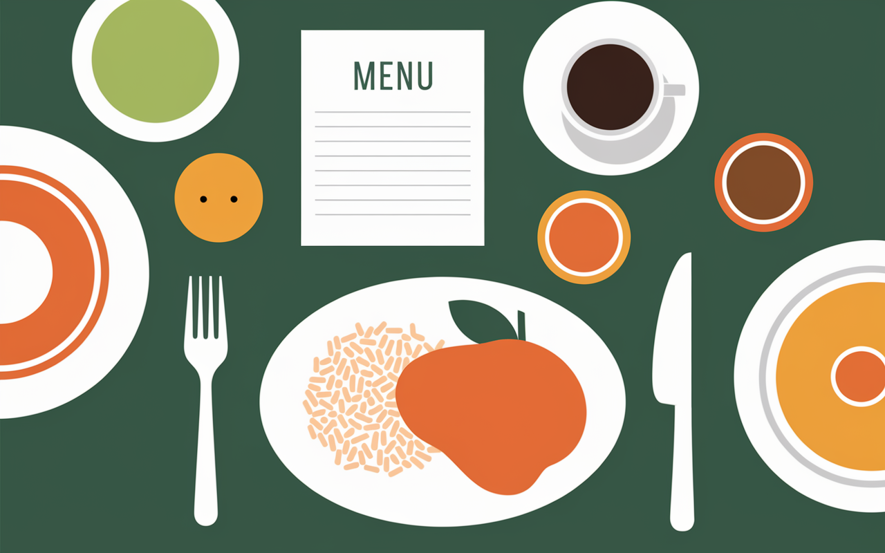Menu repas pauvre en FODMAP exemples