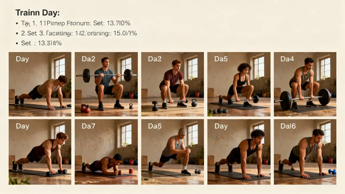 calisthenics planning semaine entrainement endurance résistance