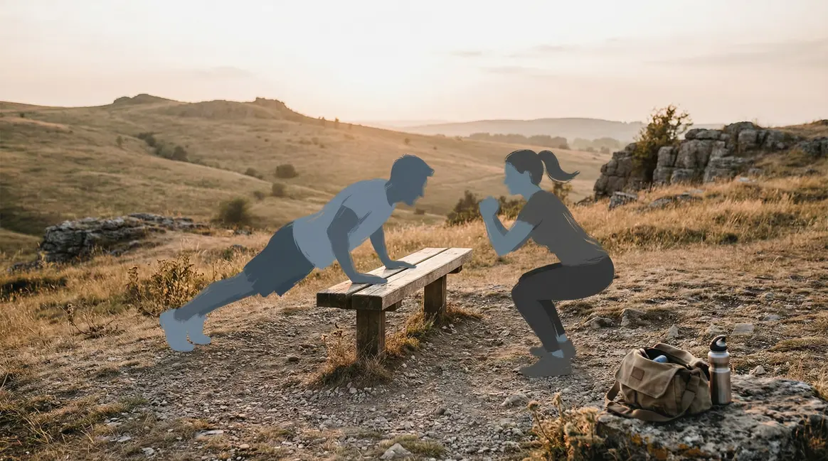 calisthenics pompes squats force fonctionnelle