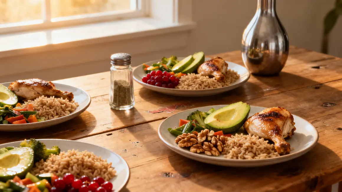 Assiettes nutrition calisthenics aliments récupération