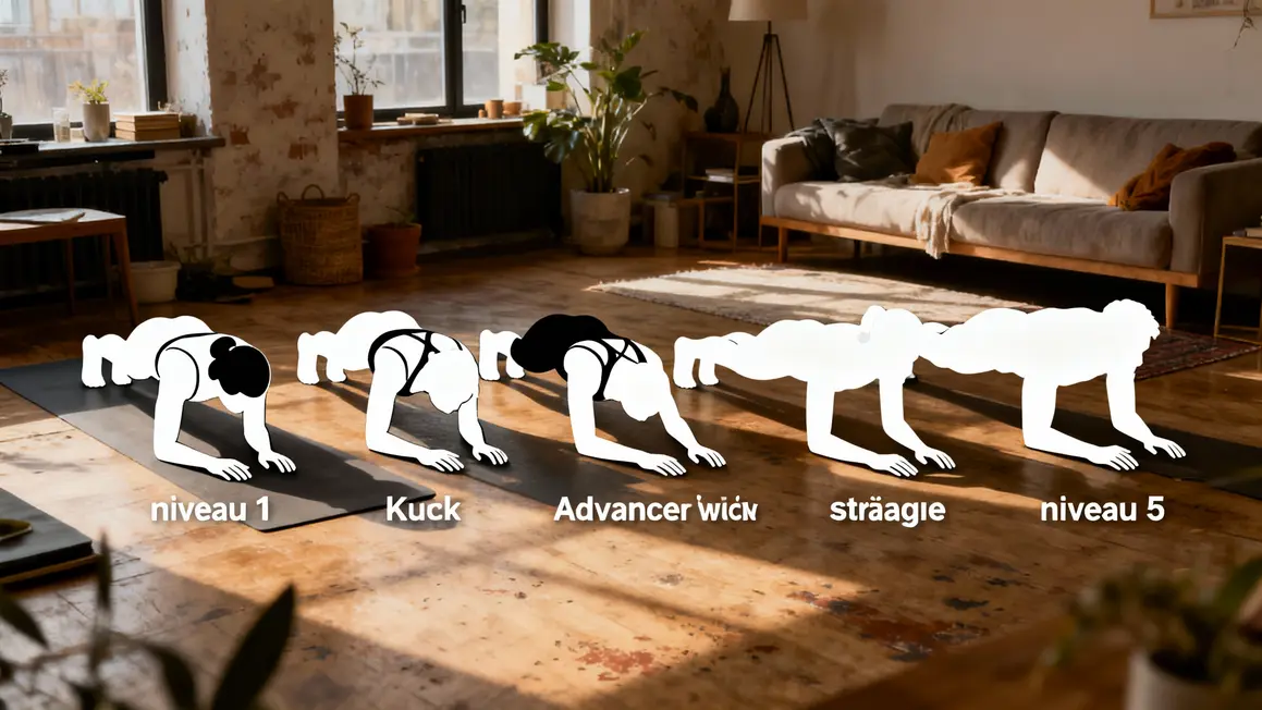 niveaux planche calisthenics progression visuelle