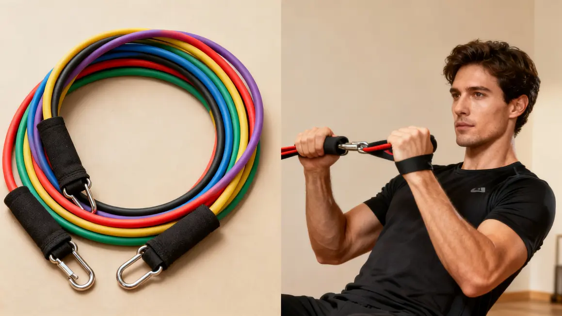 calisthenics bandes resistance traction assistée multicolores