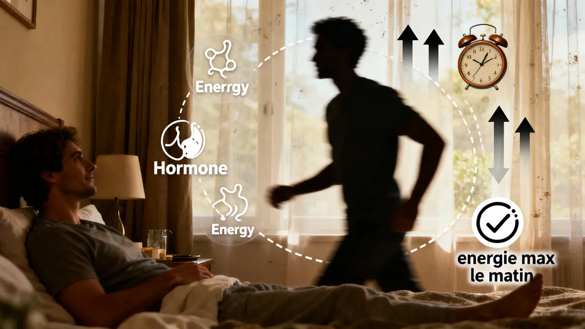 Graphique bienfaits calisthenics hormone matin