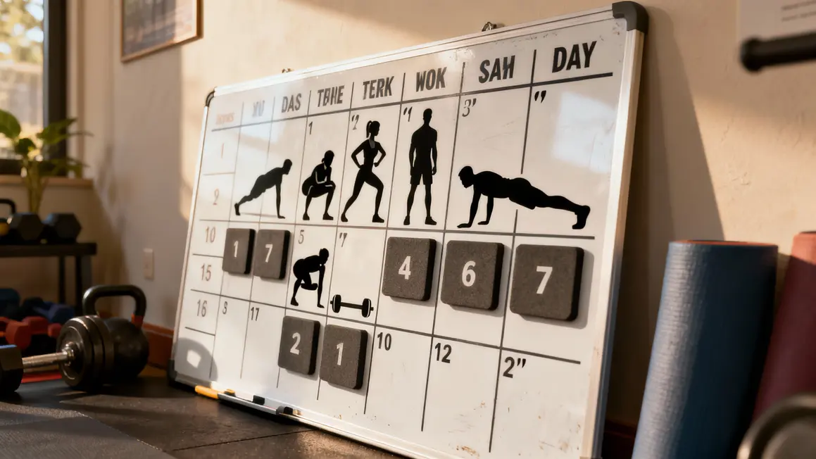 Tableau programme calisthenics journalier