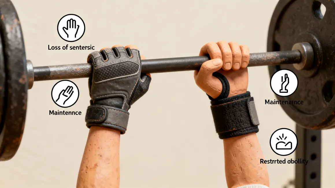 inconvenients gants protege poignets calisthenics