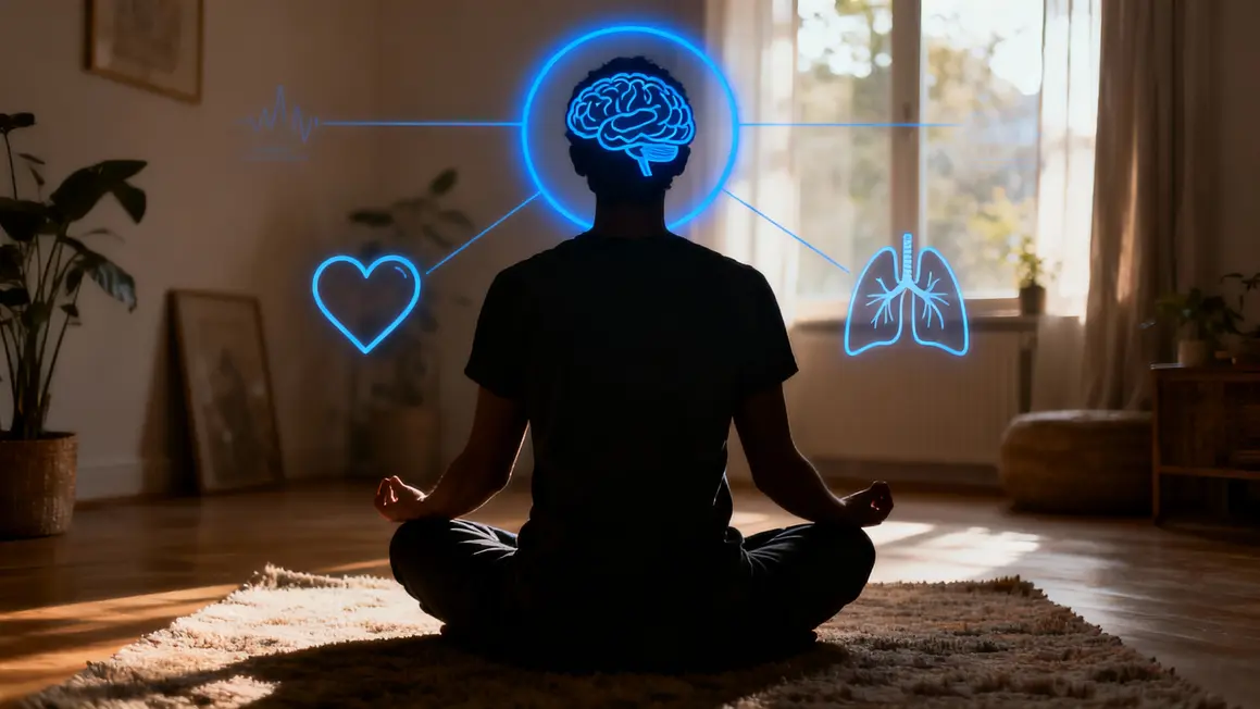 silhouette meditation lotus bienfaits corporels