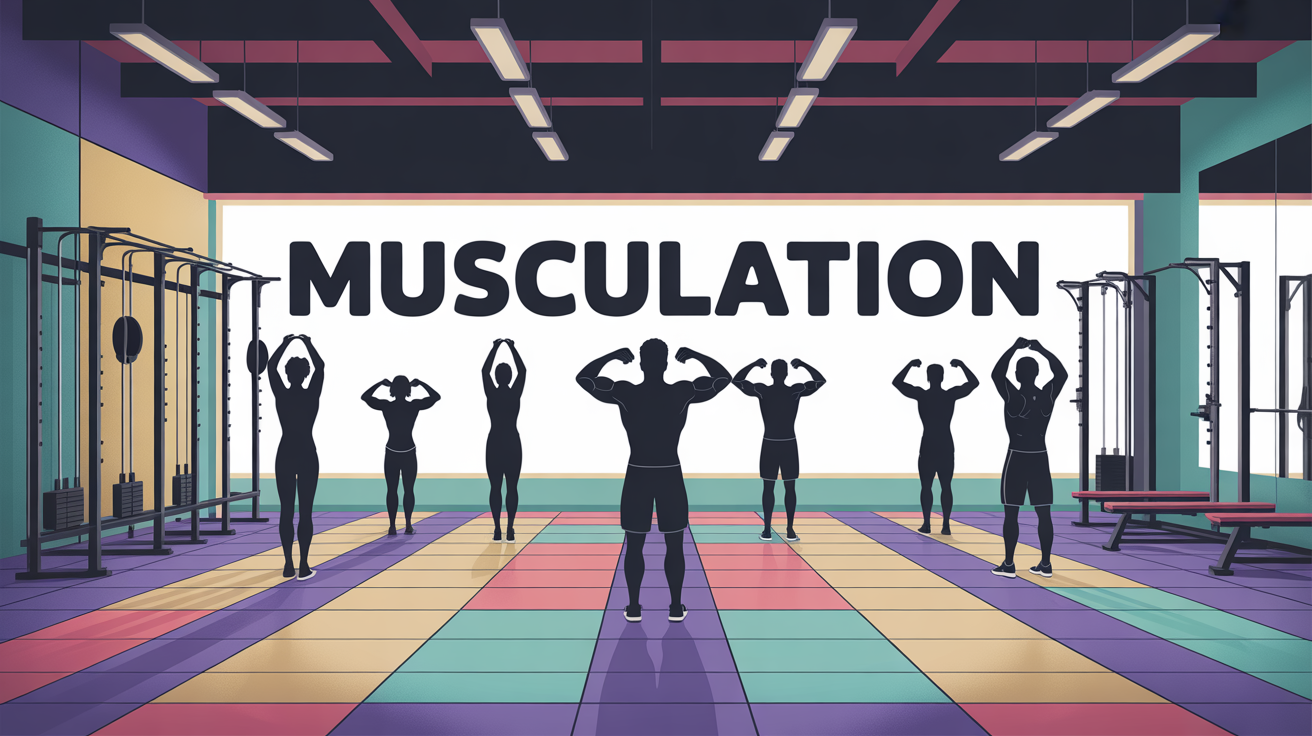 musculation tous les jours silhouettes salle musculation