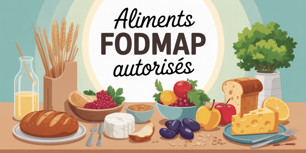 Table aliments FODMAP autorises famille