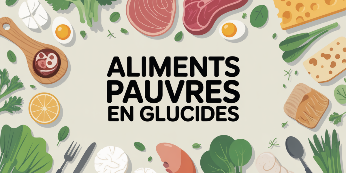 table aliments pauvre en glucide légumes viandes poissons fromages