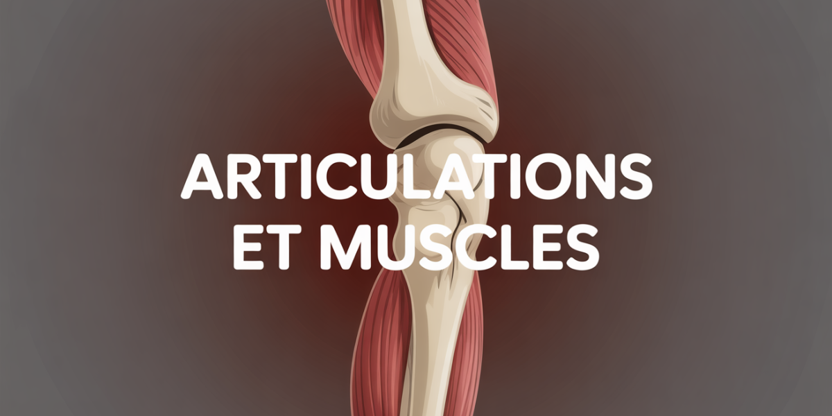 Illustration vectorielle genou muscle pour blog