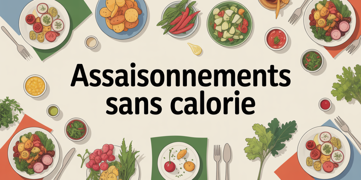Assaisonnements sans calorie ambiance familiale