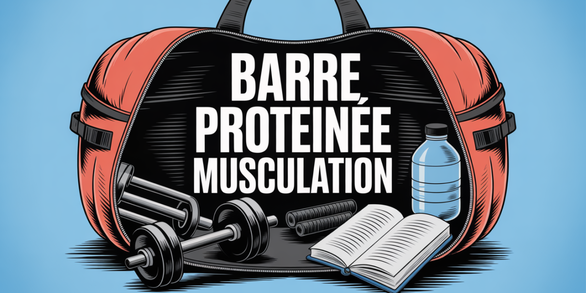 Barres proteinees musculation sac de sport haltères
