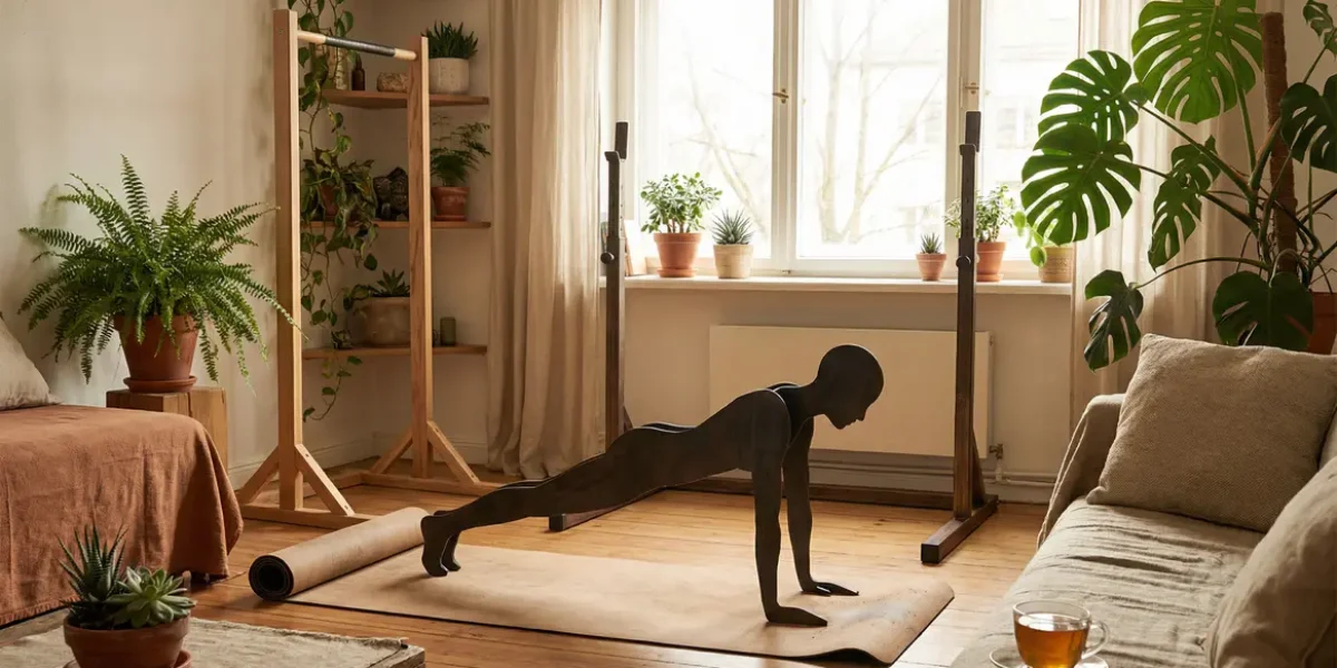 Calisthenics adulte intérieur exercice bien-être santé mentale