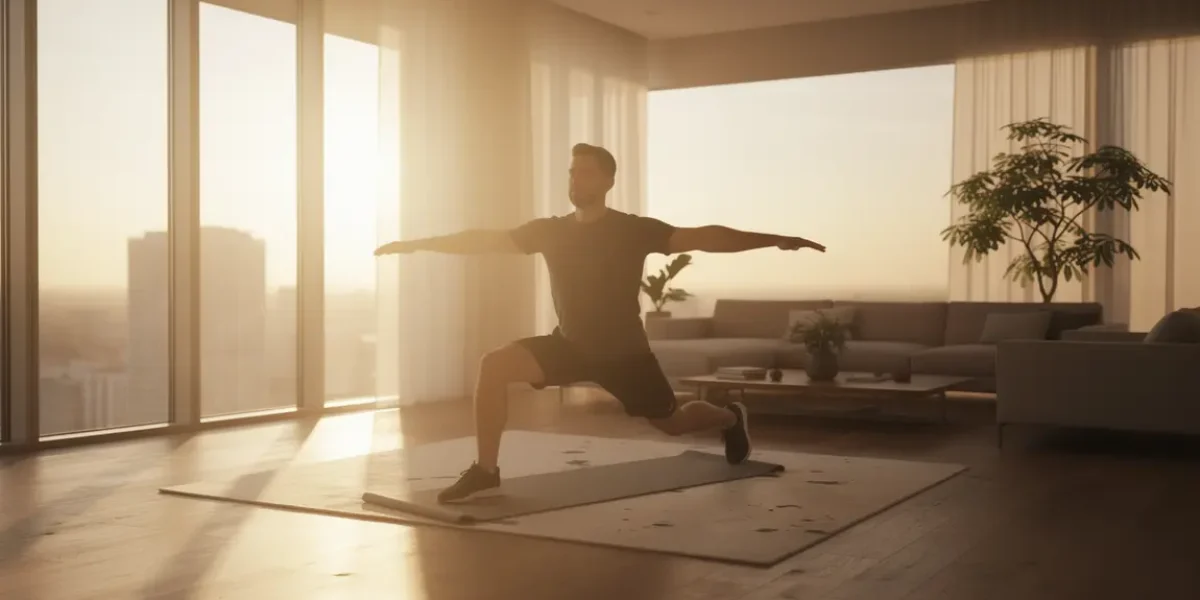 Exercice calisthenics matin adulte salon moderne