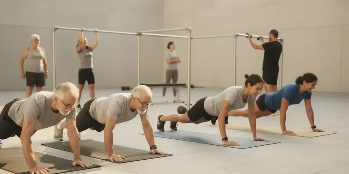 calisthenics tous âges exercices pompes squats planche tractions