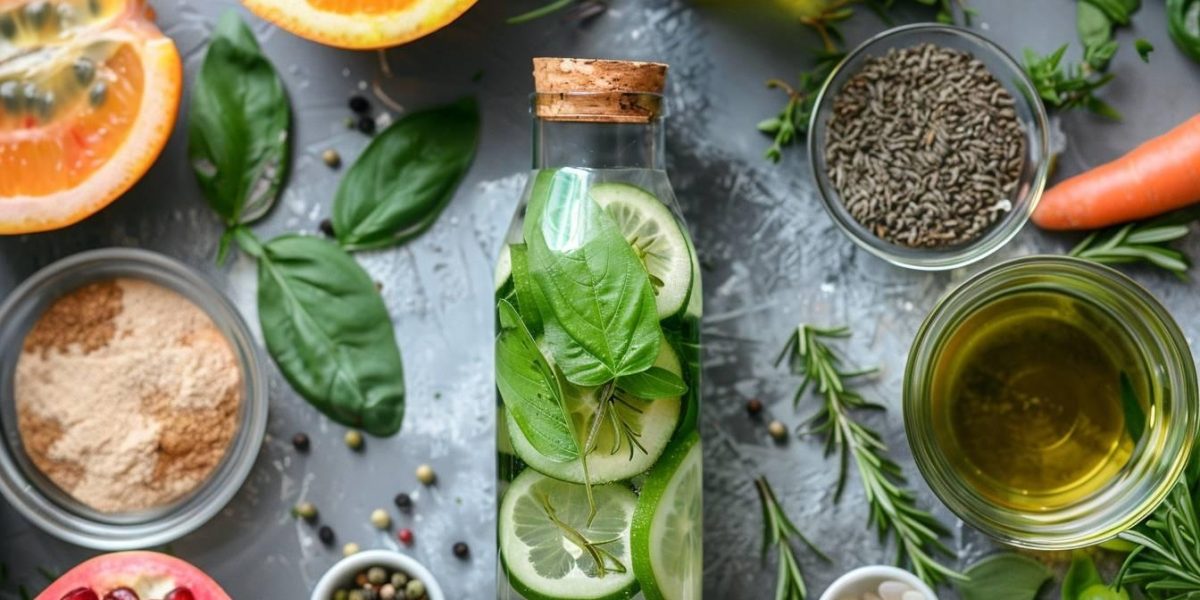 brûleur de graisse naturel : représentation de plantes et compléments naturels pour brûler les graisses et réduire l'appétit