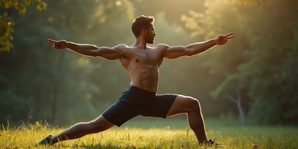 calisthenics : personne effectuant des exercices de calisthenics au poids du corps en extérieur