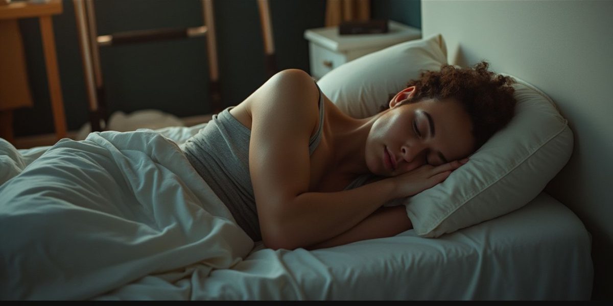 sommeil réparateur : athlète en calisthenics se reposant pour favoriser la récupération musculaire