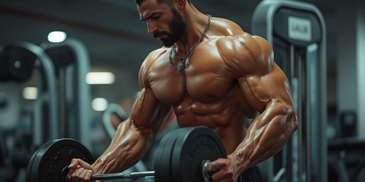 corps en V : silhouette musclée en forme de V avec des épaules larges et une taille fine