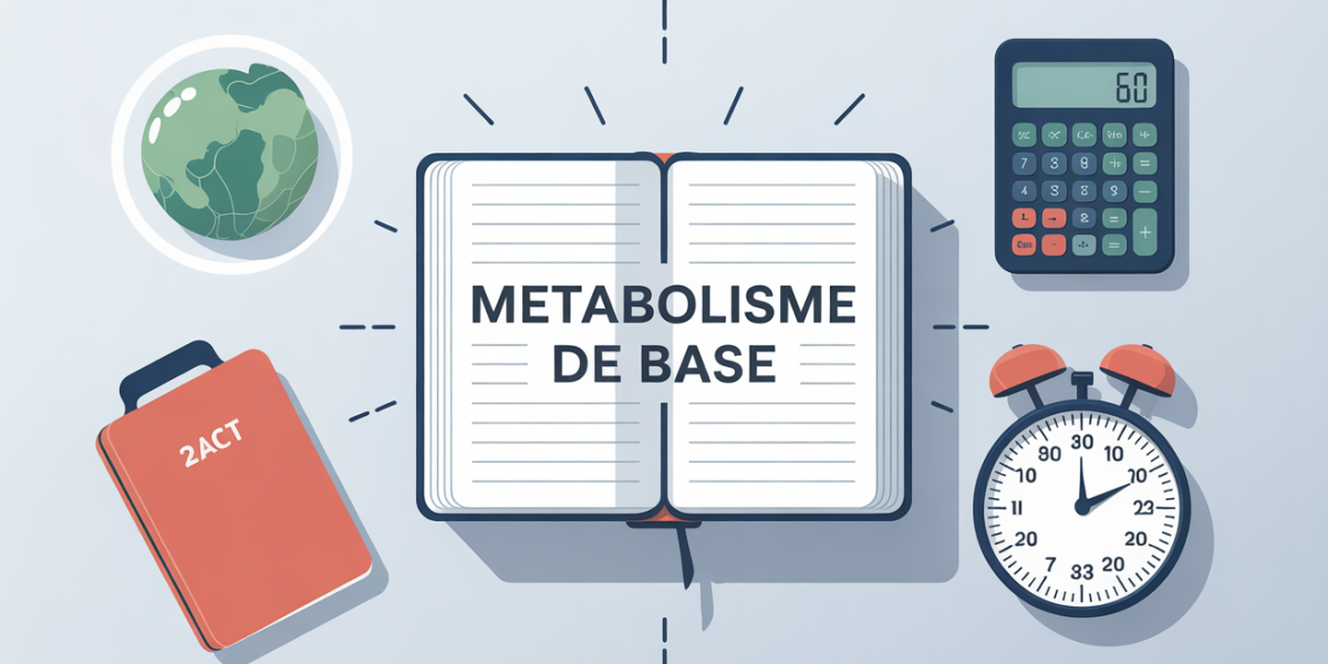 Carnet calculatrice etiquette poids metabolisme de base