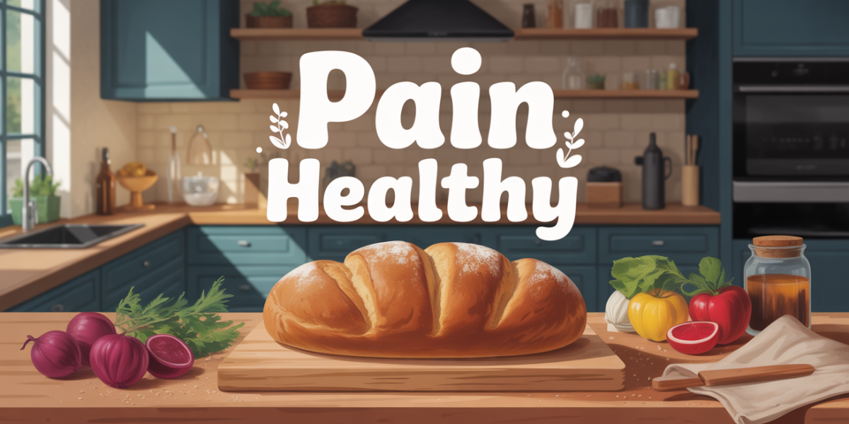 pain healthy moelleux sur planche, ambiance familiale cuisine